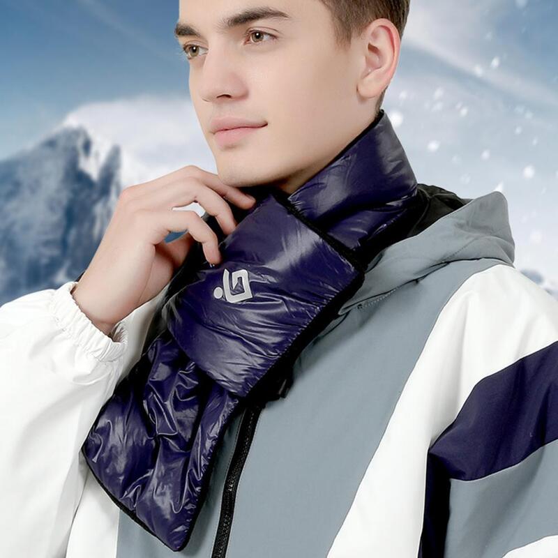2021 пуховой шарф, зимний пуховой глушитель, теплый пуховой шарф для улицы, кемпинга, катания на лыжах