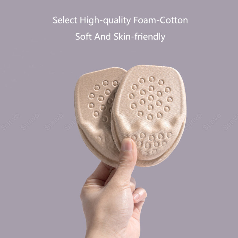 Half Insoles for Shoes Inserts Forefoot Insert Non-slip Sole Cushion Reduce Shoe Size Filler High Heels Pain Relief Shoe Pads