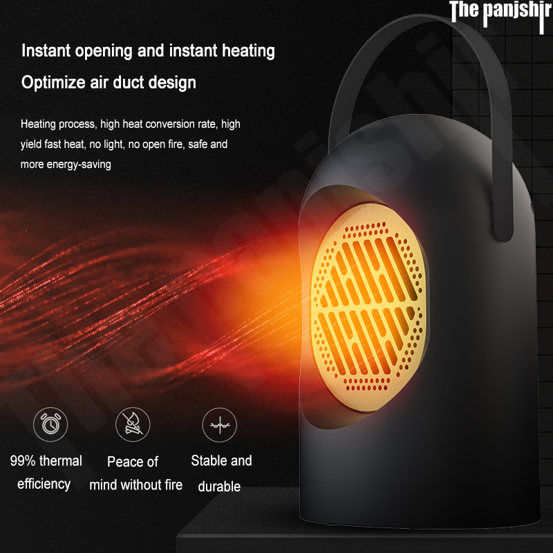 Student dormitory bathroom wall hanging household portable desktop   quick heating hand and foot warmer silent electric warm air