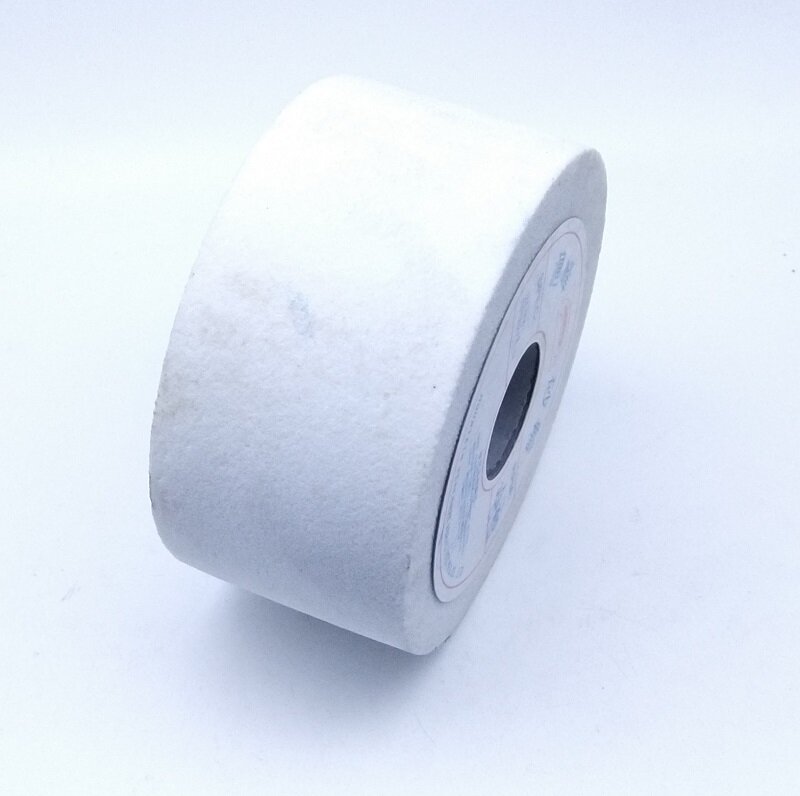 Muela Universal de cerámica de Alundum blanco, 125x63x32mm, para acero endurecido, engranajes, cubiertos, etc.