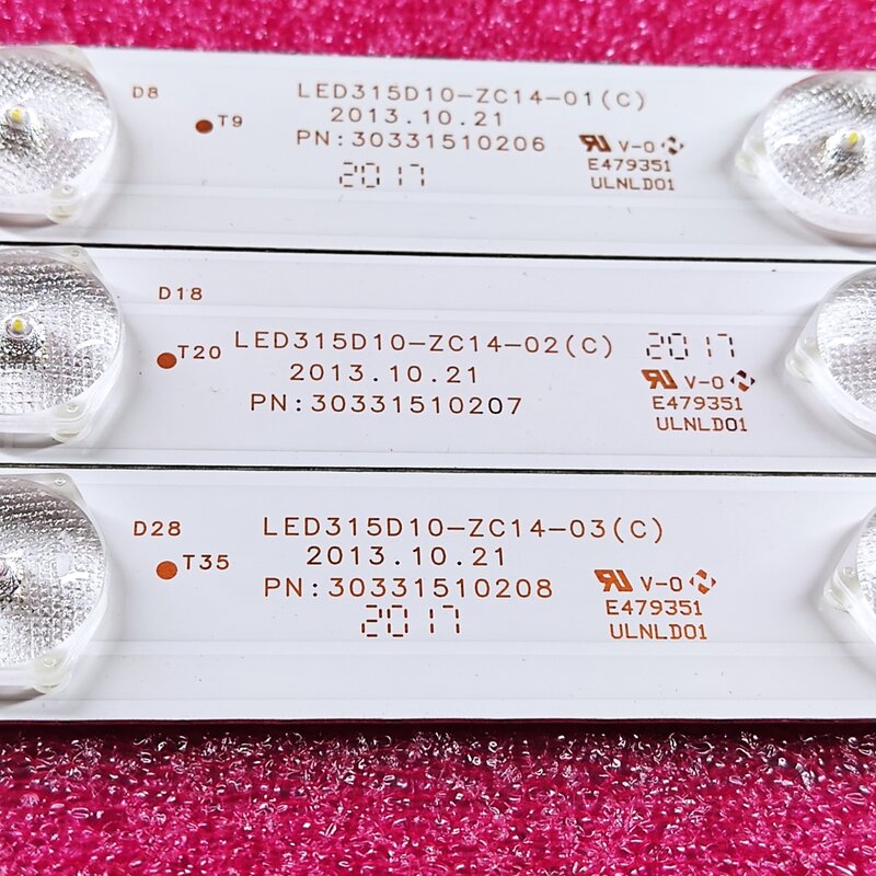 LED Backlight 10สำหรับ JVC LT-32M345 LE32TE5 LM340 LED315D10-ZC14 LE32D8810 LE32D8810 LD32U3100 LE32F3000W LED315D10-ZC14-01