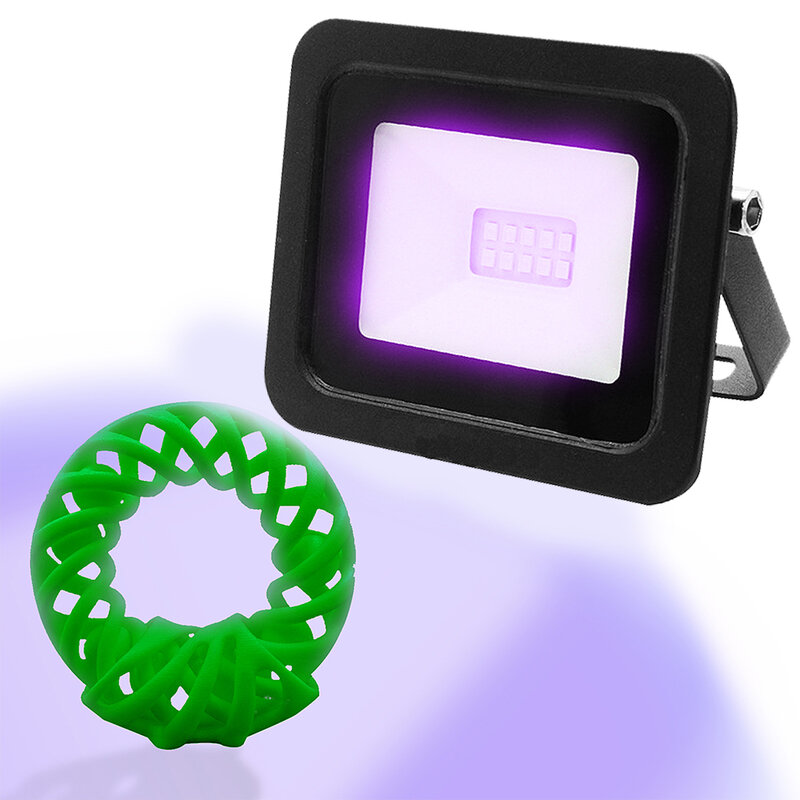 Lámpara de luz LED UV para curado de resina, accesorios fotosensibles de alta calidad, 395nm, 10W, para impresora 3D SLA DLP LCD, gran oferta