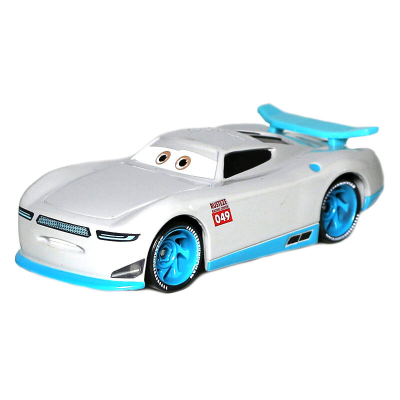 Disney Pixar Cars 2 3 raro NO.049 Rayo McQueen Mater Jackson 1:55 vehículo fundido de aleación de Metal chico juguetes de regalo de Navidad