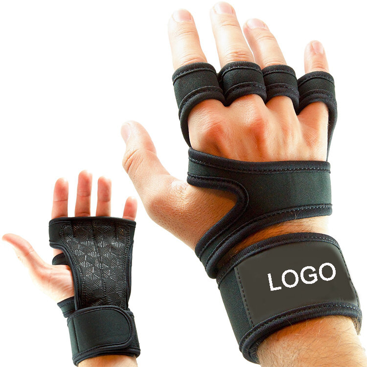 Gants de sport respirants de haute qualité, avec support de poignet, pour entraînement physique croisé, cyclisme, demi-doigt