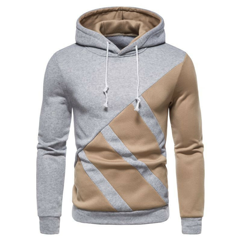 2021 outono inverno homens hoodies novo tamanho europeu casual com capuz sweatershirt masculino costura topos