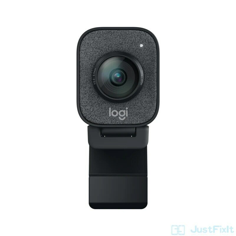 Logitech-webcam full hd com foco automático, 1080p/60fps, microfone embutido, câmera de web