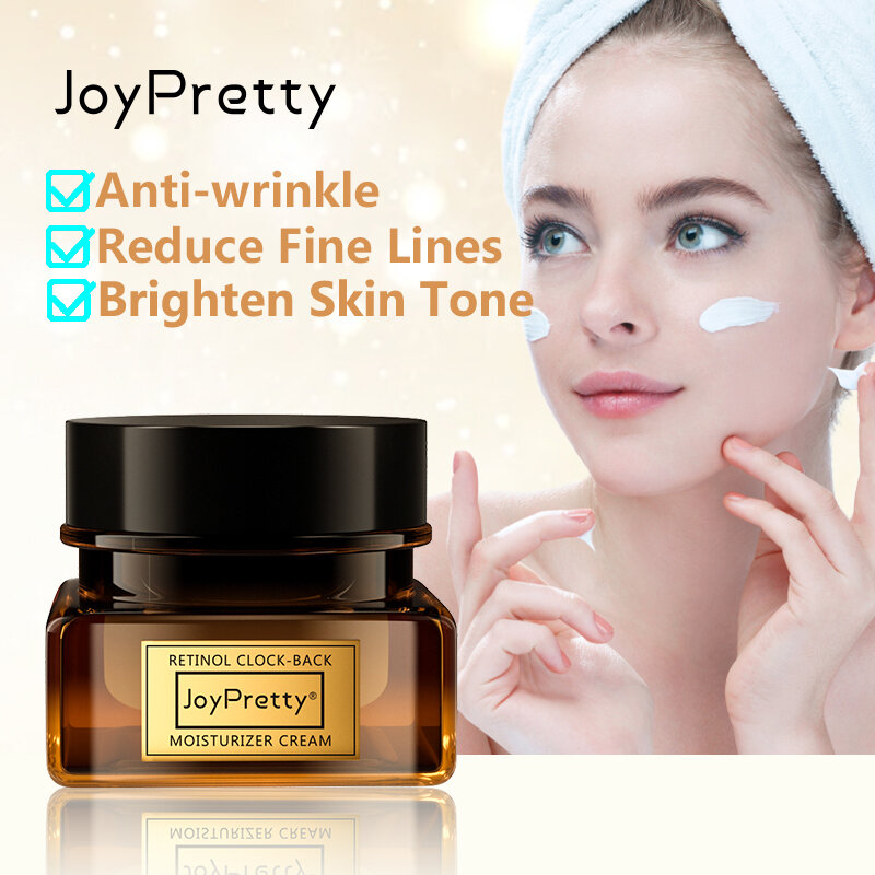 JoyPretty-crema Facial de Retinol antienvejecimiento, crema blanqueadora antiarrugas, hidratante, cuidado de la piel Facial, brillo, cosméticos, regalos