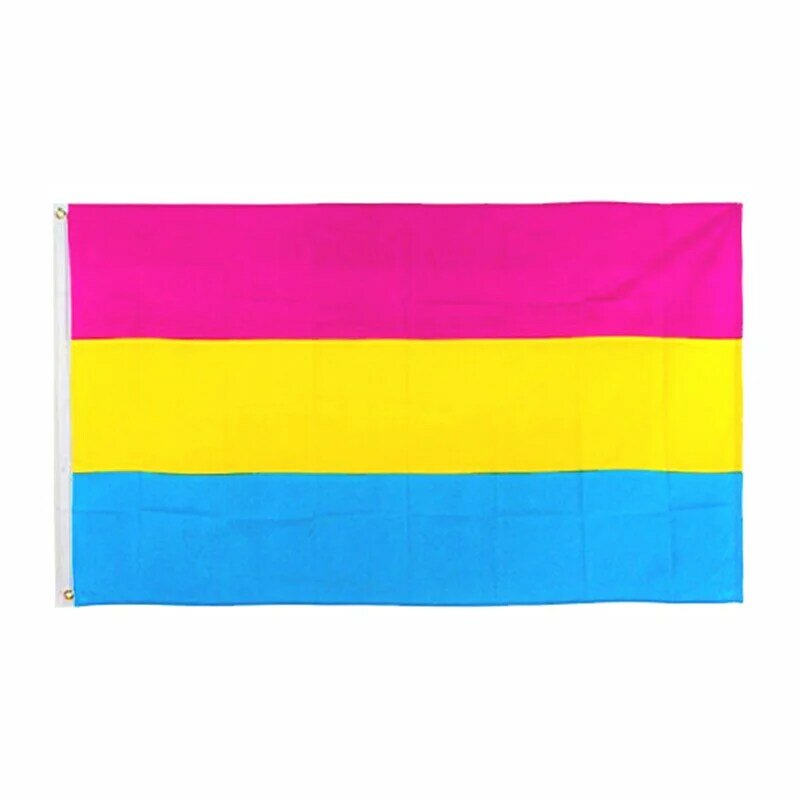 90*150Cm Omnisex LGBT Pride Pan Pansexual Flag B4