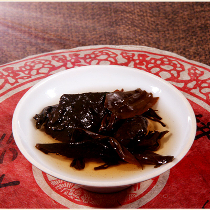 2009 Yr 357g chiny Yunnan najstarsza dojrzała Pu'er herbata w dół trzy wysokiej jasne ogień detoksykacji dla utraconych waga-usehold produkty zabawki