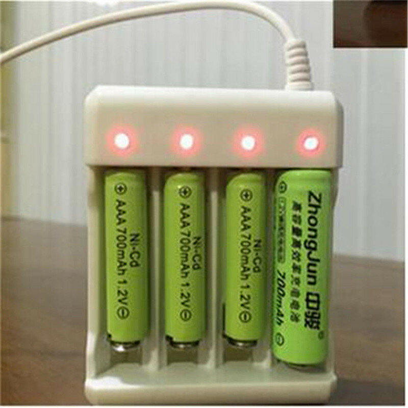 Usb Battery Charger Intelligent 4 Slots Aa Aaa Lithium Rechargeable Fast Smart