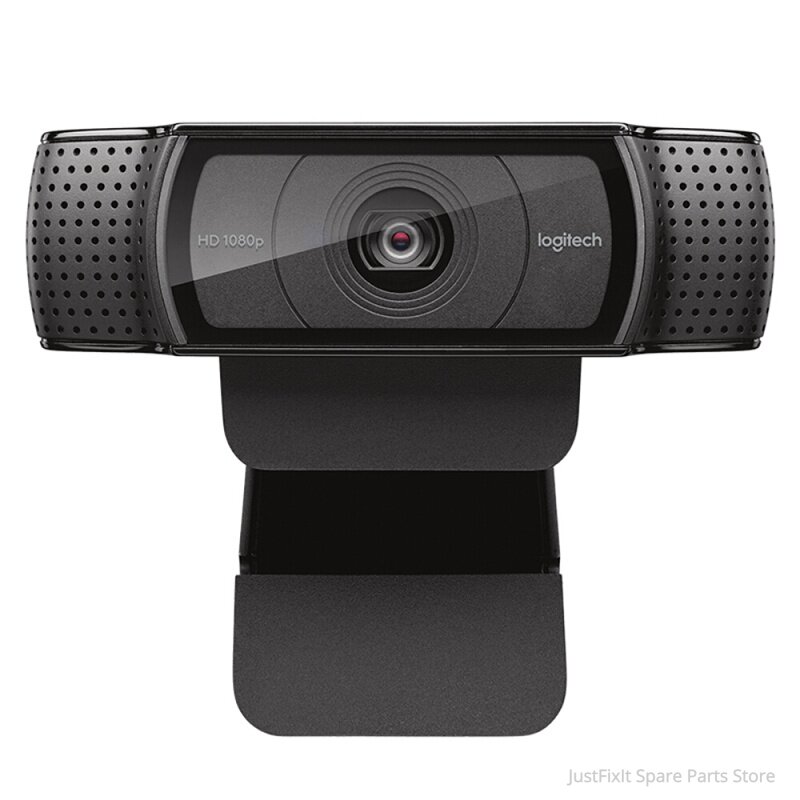 Logitech C920e 웹캠 와이드 스크린 비디오 통화 및 녹화 1080p 카메라, 데스크탑 또는 노트북 웹캠