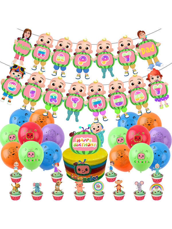 Ballons CoComelon - Ballons enfants Anniversaires 