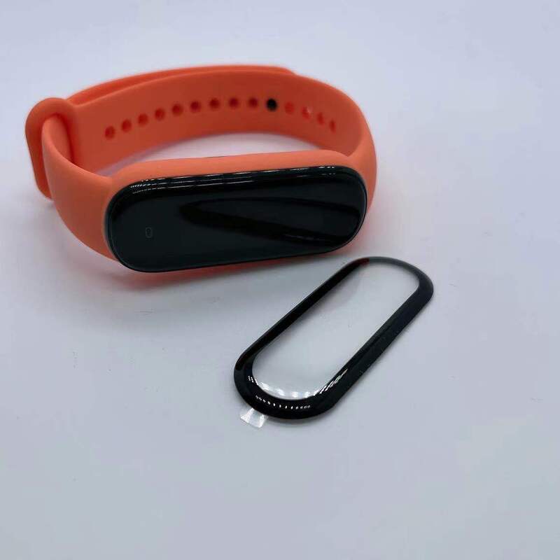 ป้องกันฟิล์มสำหรับ Huami Amazfit สร้อยข้อมือ5 3D โค้งคอมโพสิตฟิล์มสำหรับ Huami Amazfit สร้อยข้อมือ5 Smart Watch
