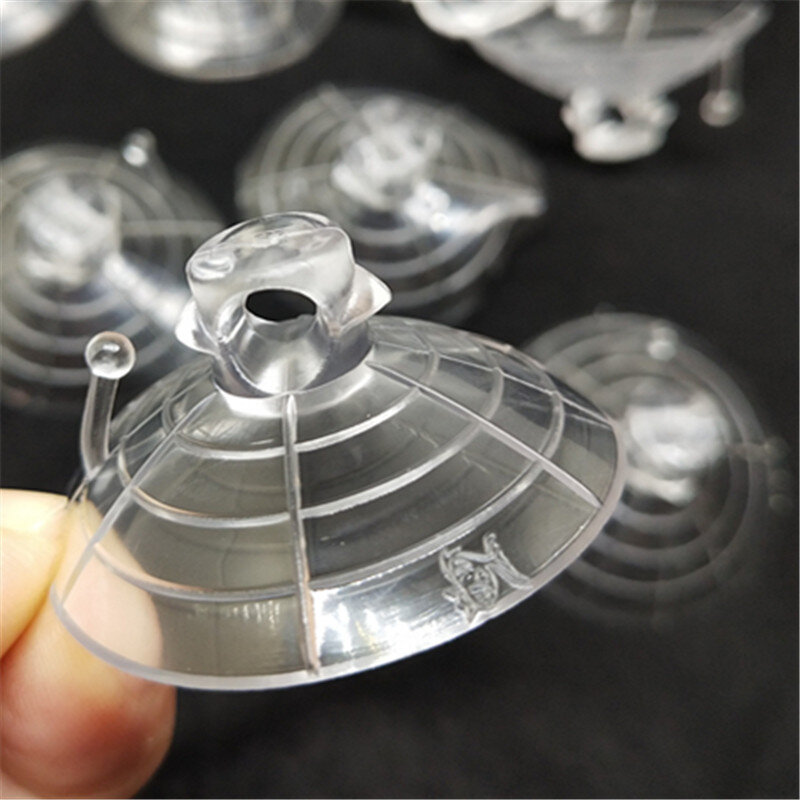 Ventouses transparentes en forme de tête de champignon, 8mm, 10 pièces