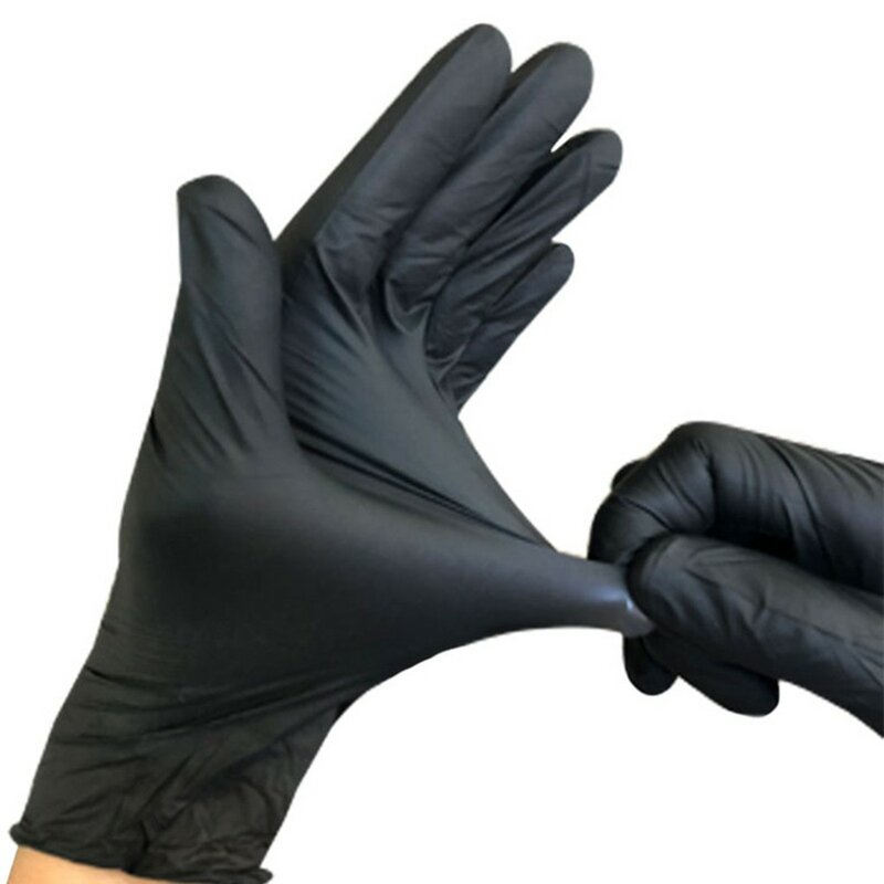 2/100PC guanti monouso in Nitrile guanti in lattice impermeabili senza polvere per la pulizia del laboratorio della cucina domestica #60