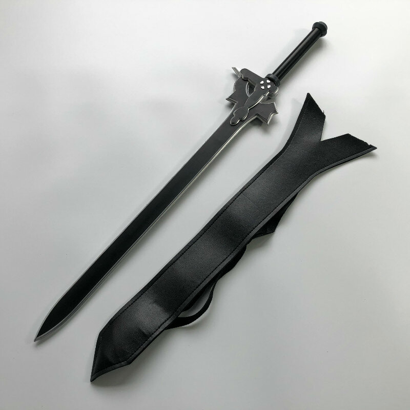 Sword Art Online Orcrist miecz broń 1: 1 Kirigaya Kazuto Elucidator / Dark Repulsor Cosplay miecz PU pianka + PU pochwa 80cm