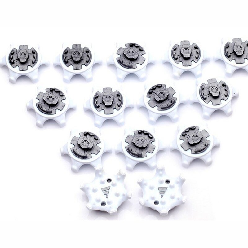14/28PcsTPR Golf Studs Soft Studs Anti-skid Nails  Screw-in Disassembly  Fast Twisting Stud Replacement Set Golf Training Device