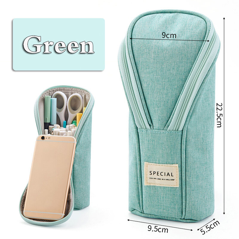 Angoo Golf Style Pen bag Pencil case Special Color phone holder Fabric Storage Pouch Organizer for Pens Stationery School