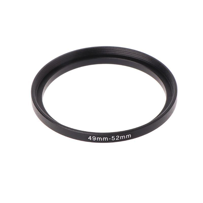 7 шт./компл. 49 мм-77 мм Универсальное черное металлическое повышающее кольцо из алюминиевого сплава Общий адаптер для объектива камеры набор ...