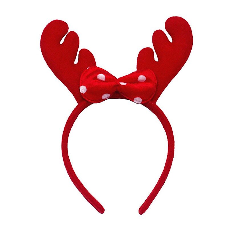 Luminous Toy Unisex Girls Cute Creative Fashion Christmas Festival Style Cartoon Elk Cosplay Headwear Hairband Gifts
