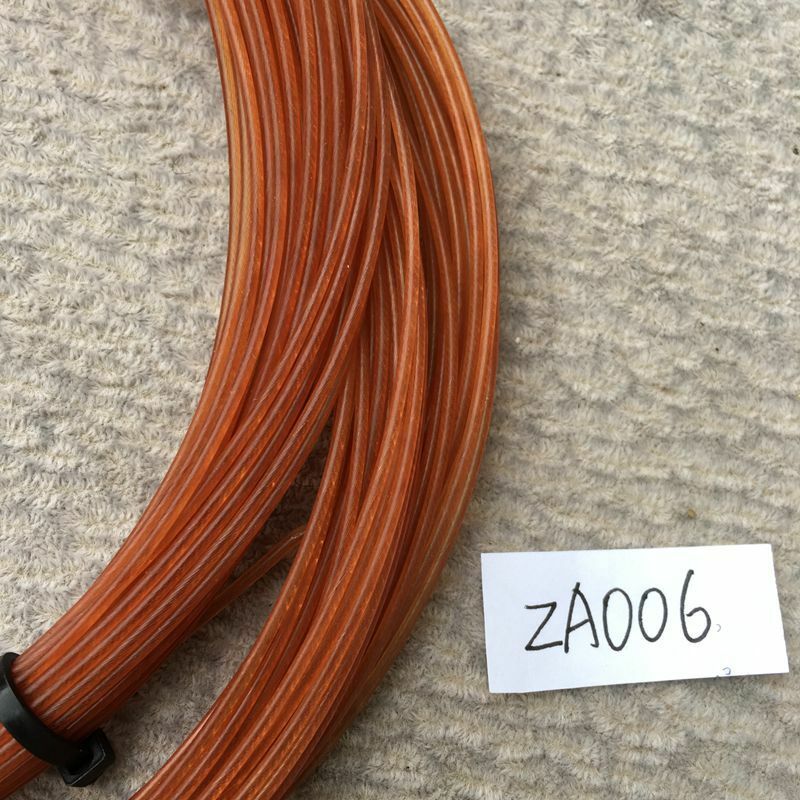 Cordas de tênis de nylon com sensação suave, cordas de 1.3mm para tênis de cor vinho com 12m por unidade, 1 peça