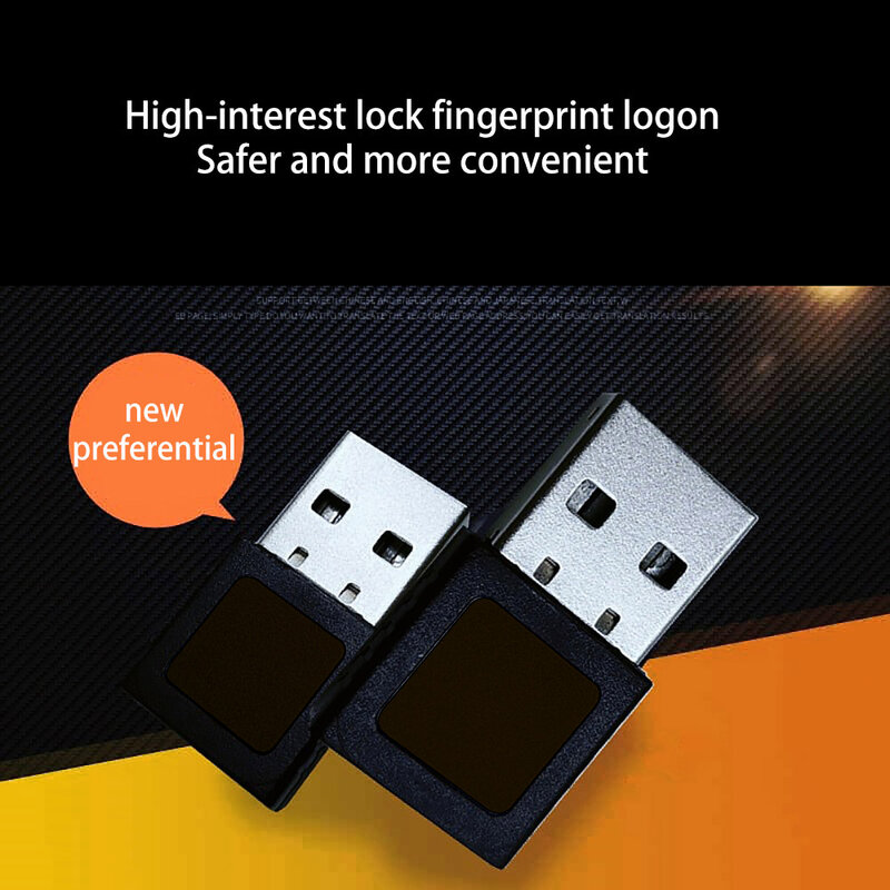 USB Fingerprint Reader For Windows 7/8/10  Fingerprintfor Touch Multi Biometric Scanner For Laptops&PC Security Key 2021
