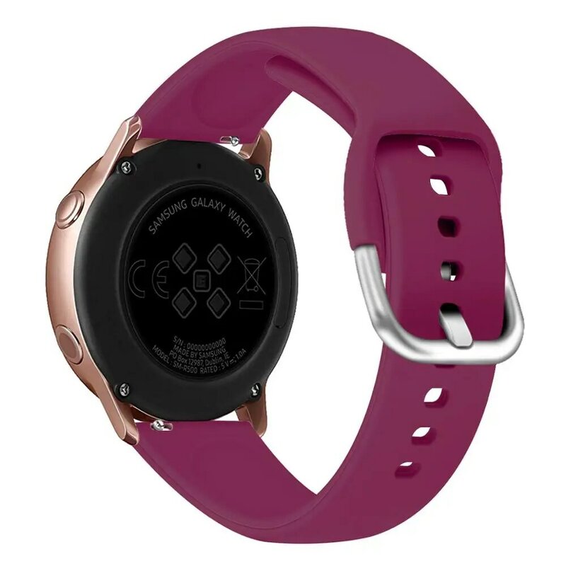 Correa de reloj para Samsung Galaxy Watch Active, 2 bandas deportivas de 20mm para Huawei Watch, repuesto de correa de reloj, pulsera 91018