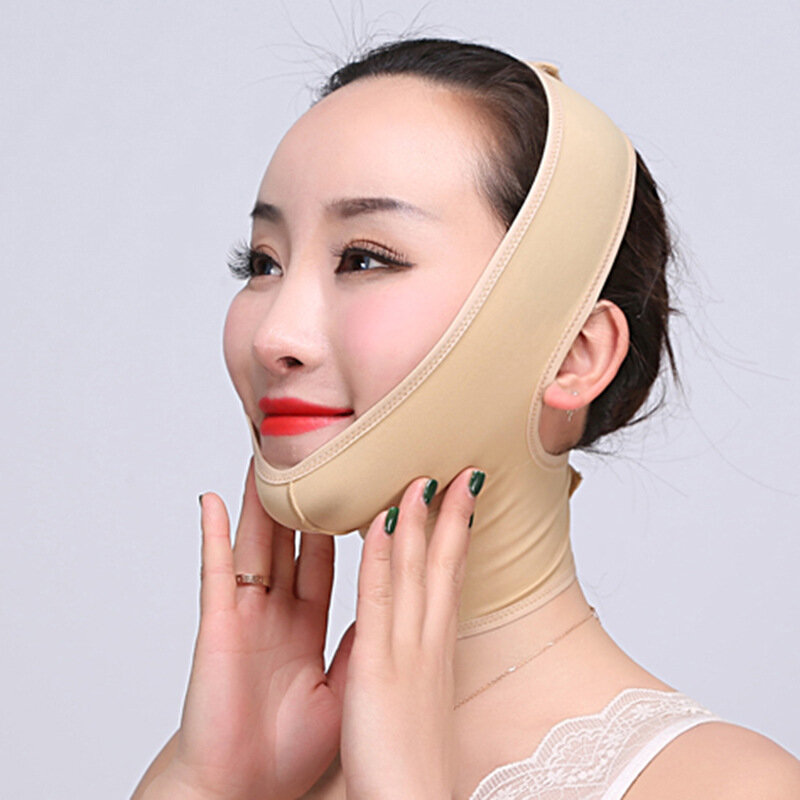Новый V уход за кожей лица формирователь подъемник массажер для похудения маска ремень лицевой массажер для женщин, анти-уменьшение морщин ...