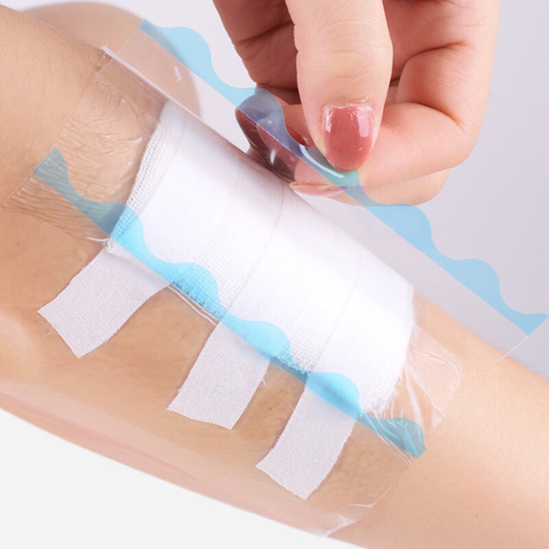 Demine bendaggio adesivo elasticizzato trasparente fasciatura impermeabile bendaggi adesivi trasparenti nastro per medicazione per tatuaggi pelle protettiva
