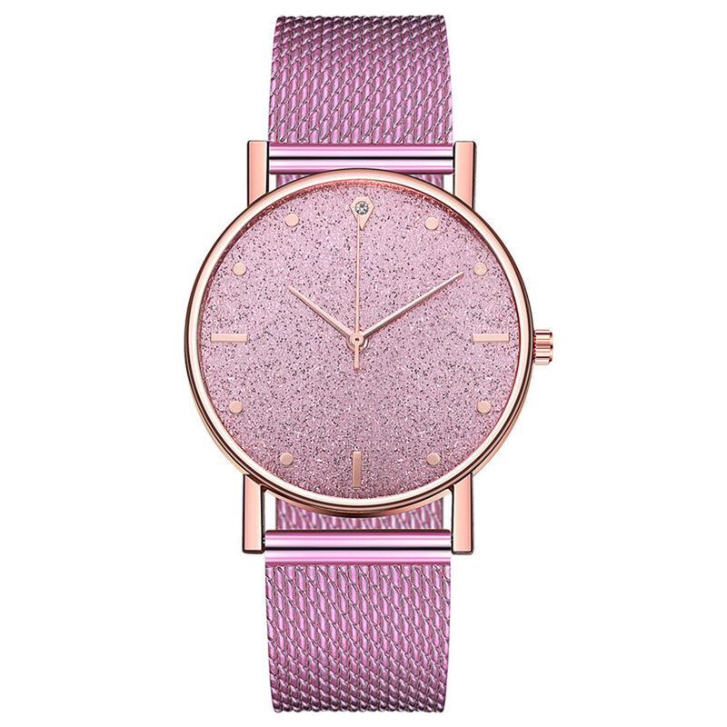 Women Luxury Quartz Watch Stainless Steel Dial Casual Bracele Watch Roman Scale Watch Ladies Wristwatches Elegant Mujer Clock