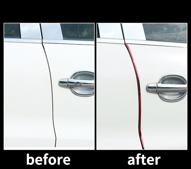 Striscia decorativa anti-collisione del bordo della porta dell'automobile della pasta di protezione anticollisione della striscia anticollisione della porta di 5m