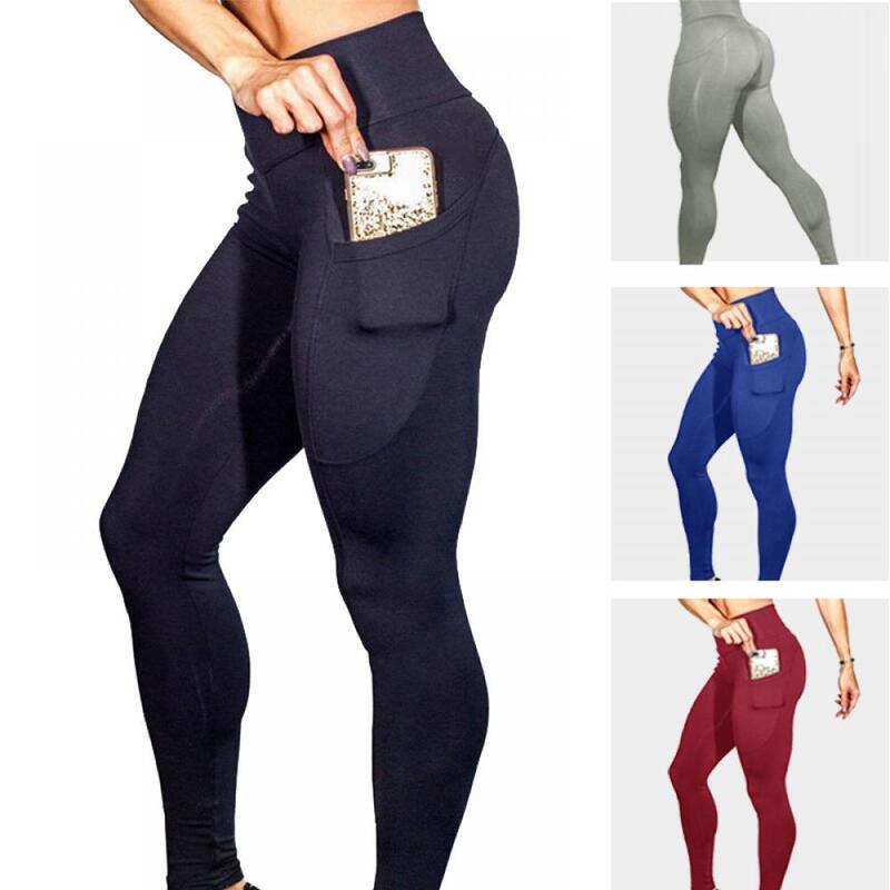 Plus Size Sports Tights Women Gym Yoga Pants High Waist Sports Leggings Women Push Up Women Workout Leggings Fitness Gym Clothes