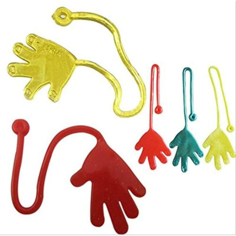10Pcs Kunststoff Elastizität Flexible Dehnbar Sticky Palm Klettern Wand Kreative Heikles Hände Spielzeug