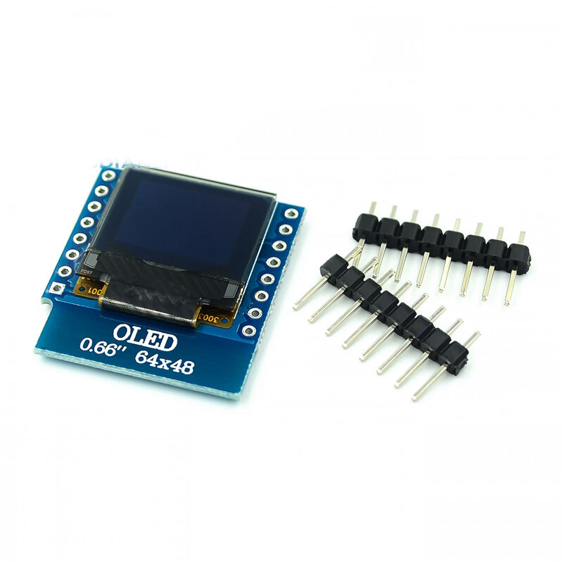 OLED โมดูลหน้าจอ LCD 0.66/0.91/0.96/1.3นิ้วสีขาว/สีน้ำเงิน OLED ดิจิตอลจอแสดงผลสื่อสารสำหรับ Arduino MEGA2560