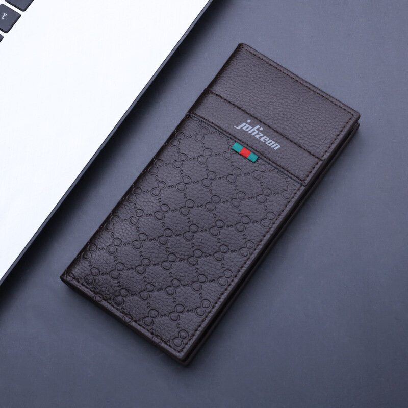 ヴィンテージブラ財布男性デザイナー超薄型財布クラッチバッグ高級レザーカード財布コイン財布とハンドバッグ