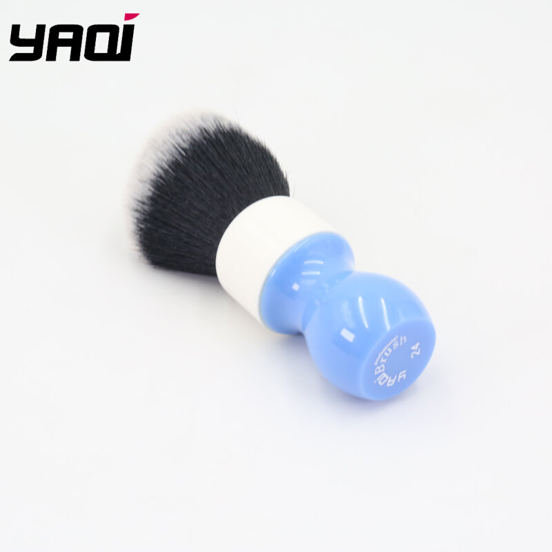 Yaqi-brochas de afeitar de pelo sintético, oferta especial defectuosa, esmoquin de 24MM