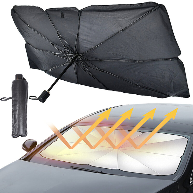 Protetor de sol sombra do carro guarda-sol pára-sol da janela dianteira do carro cobre interior pára-brisa capa proteção acessórios