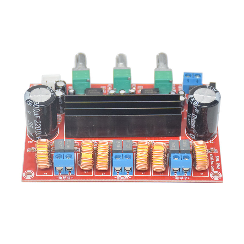 Tpa3116d2 50wx2 + 100 w 2.1 canais placa amplificador de potência subwoofer digital 12 modules 24 v placas de amplificador módulos