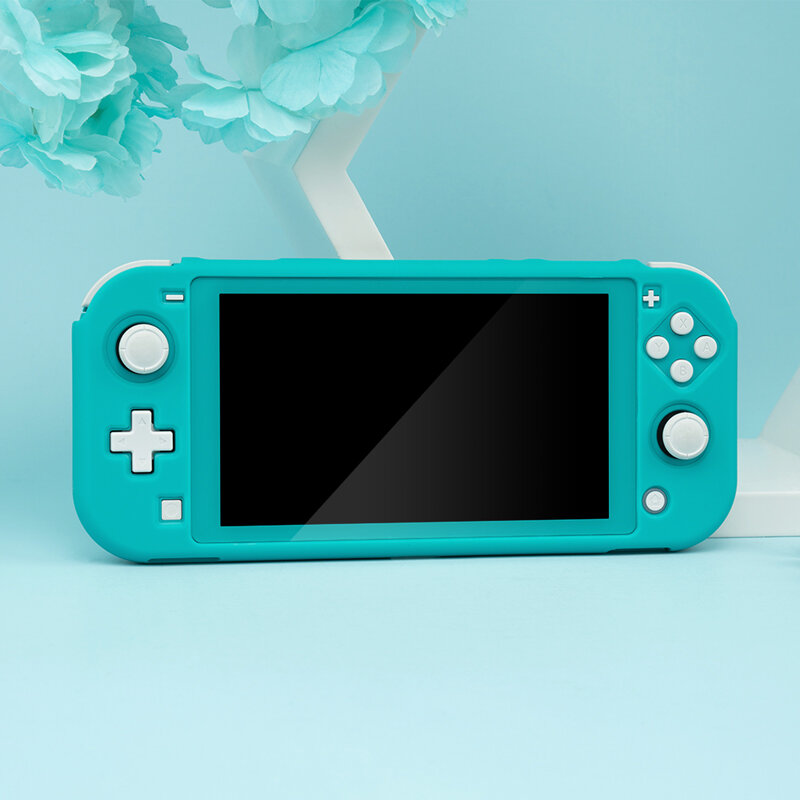 Dla Nintendo Switch Lite obudowa Shell różowy PC sztywne etui powrót Grip Shell NS Mini gry pokrywa dla Nintendo Switch Lite akcesoria