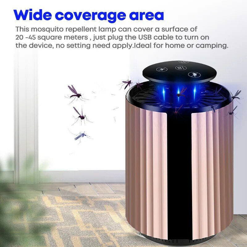 Lámpara LED para matar mosquitos, trampa repelente de mosquitos, repelente de cucarachas, insecticida