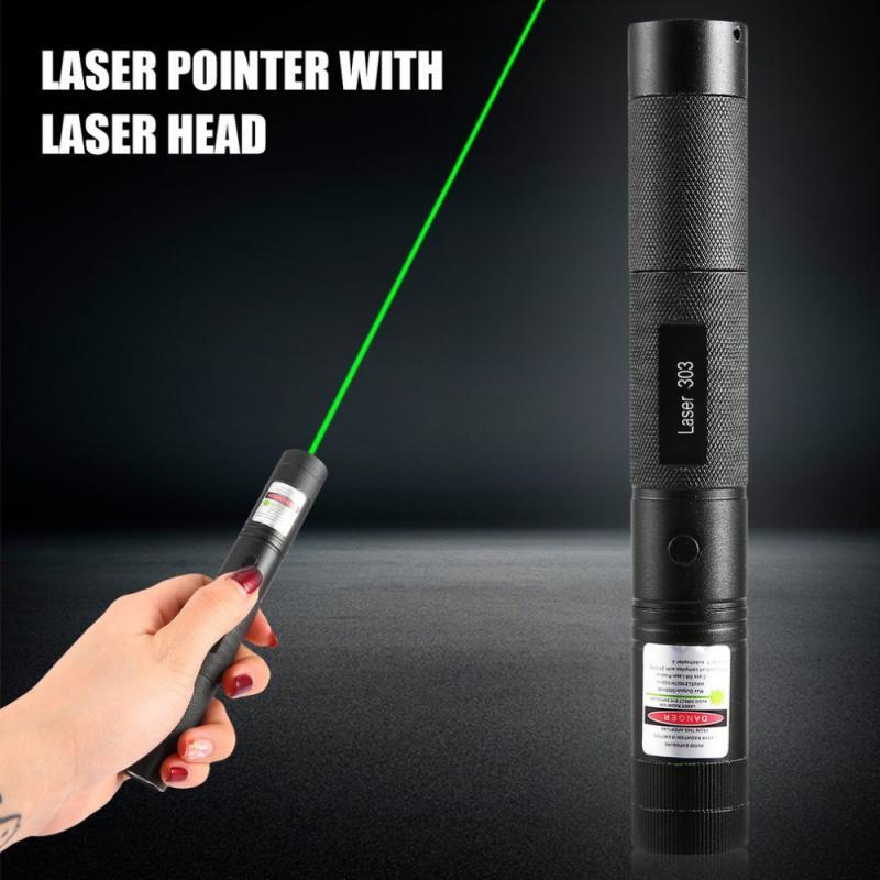 Puntatore Laser 532nm con testa Laser puntatore Laser a luce visibile regolabile puntatore Laser per caccia spedizione gratuita