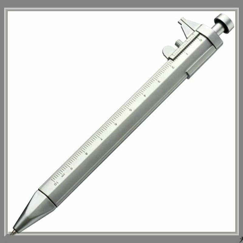 Caneta esferográfica multifuncional 2020mm, caneta esferográfica de gel com tinta vernier e paquímetro em rolo, envio direto, novo, 0.5