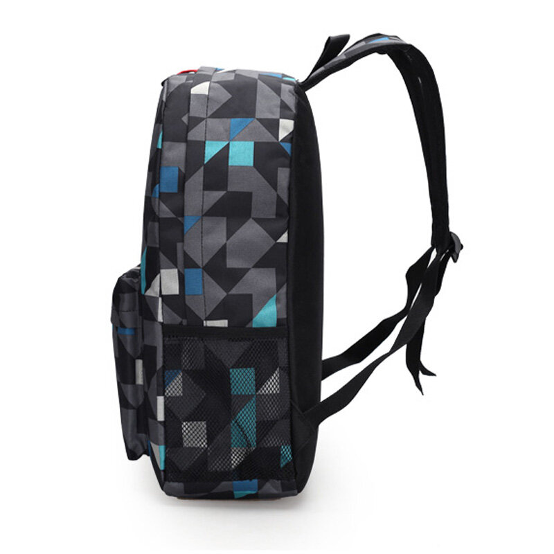 Рюкзак в клетку для подростков, детский школьный ранец для мальчиков-подростков, дорожная сумка через плечо, рюкзаки для ноутбука унисекс