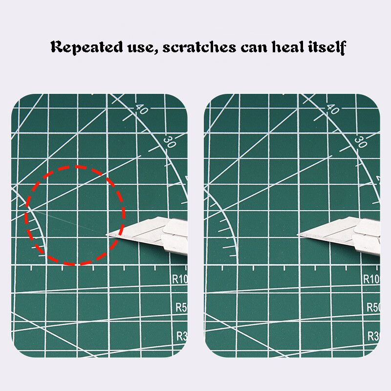 A2/A3/A4 Pvc Pemotong Karpet Pemotongan Bantal Pemotongan Alat Tangan Diy Alat Potong Ganda Piring Menyembuhkan Diri Wajah