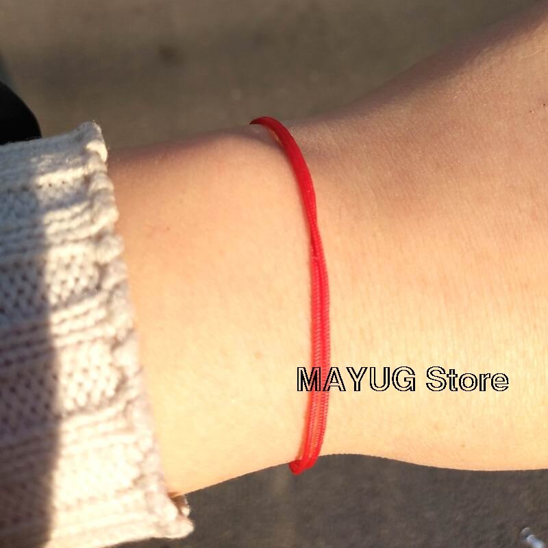1Pcs Women's Simple Thin Lucky Red String Bracelet New Fashion Jewelry Couple Bracelets Birthday Gifts 2021