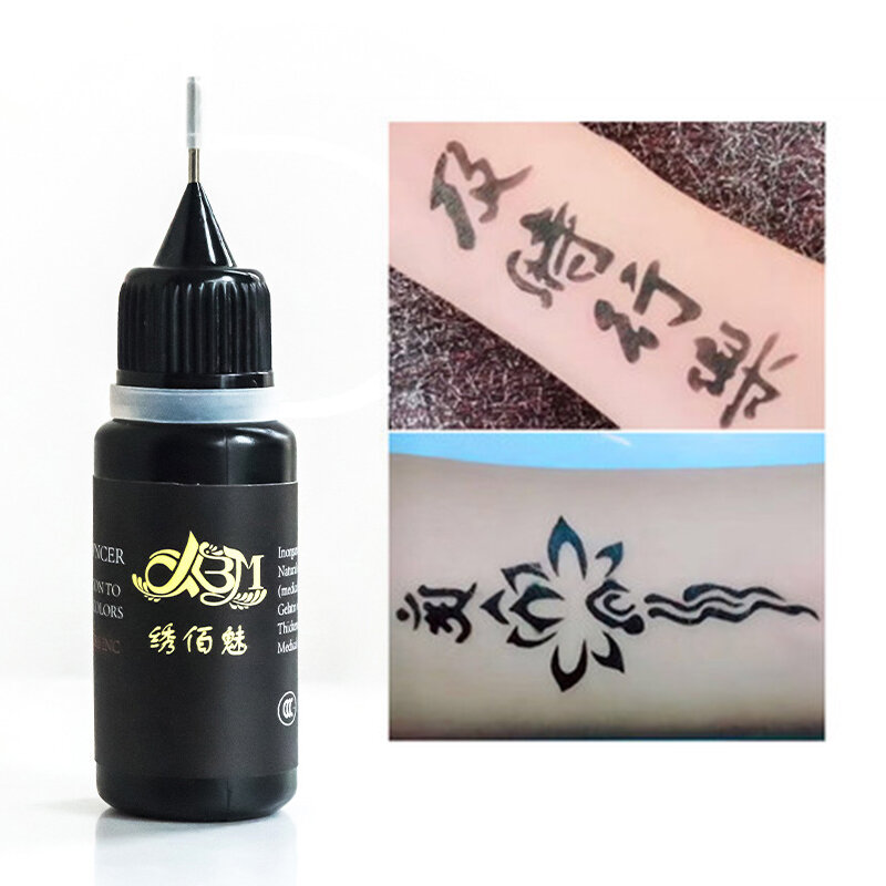 6 Colors Lasting Juice Tattoo Cream Safe Waterproof DIY Tattoo Gel Tool Tattoo Painless Cream Before Tattoo Makeup Body Art 2021