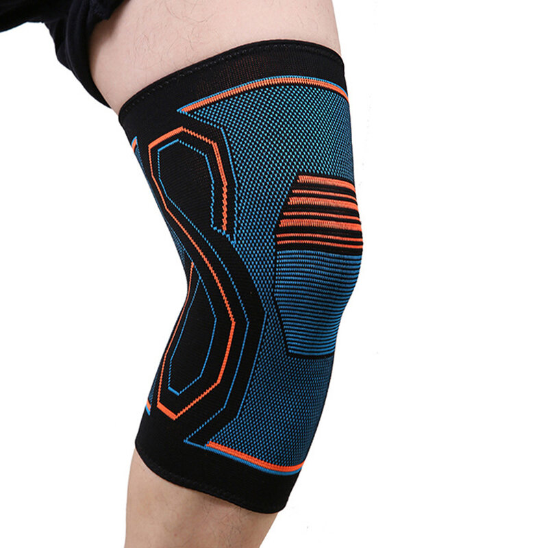 Fitness knee pad malha esportes ao ar livre ciclismo joelho proteção compressão joelho cinta manga unisex equipamentos de exercício