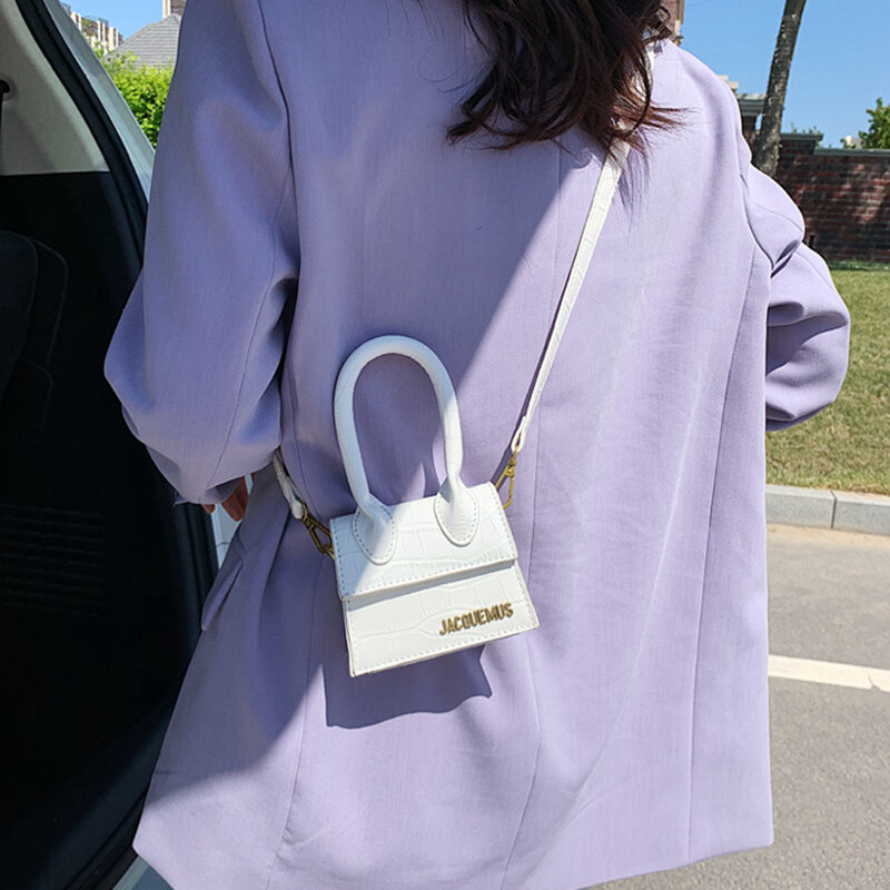 Jacquemus mini bolsas e bolsas para as mulheres 2020 bolsa crossbody famosa marca totes luxo designer sacos de mão crocodilo padrão