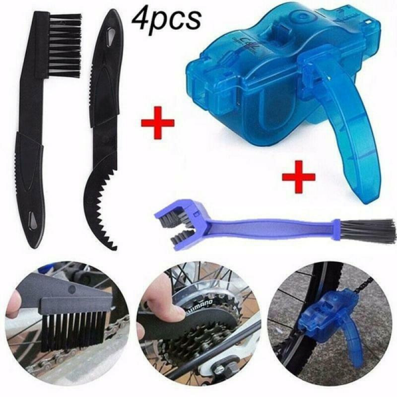 Bike Chain Cleaner Set Scrubber Brushes Cycling Cleaning Kit Bicycle Accessories Mountain Bike Wash Tool Set Bicycle Repair Tool