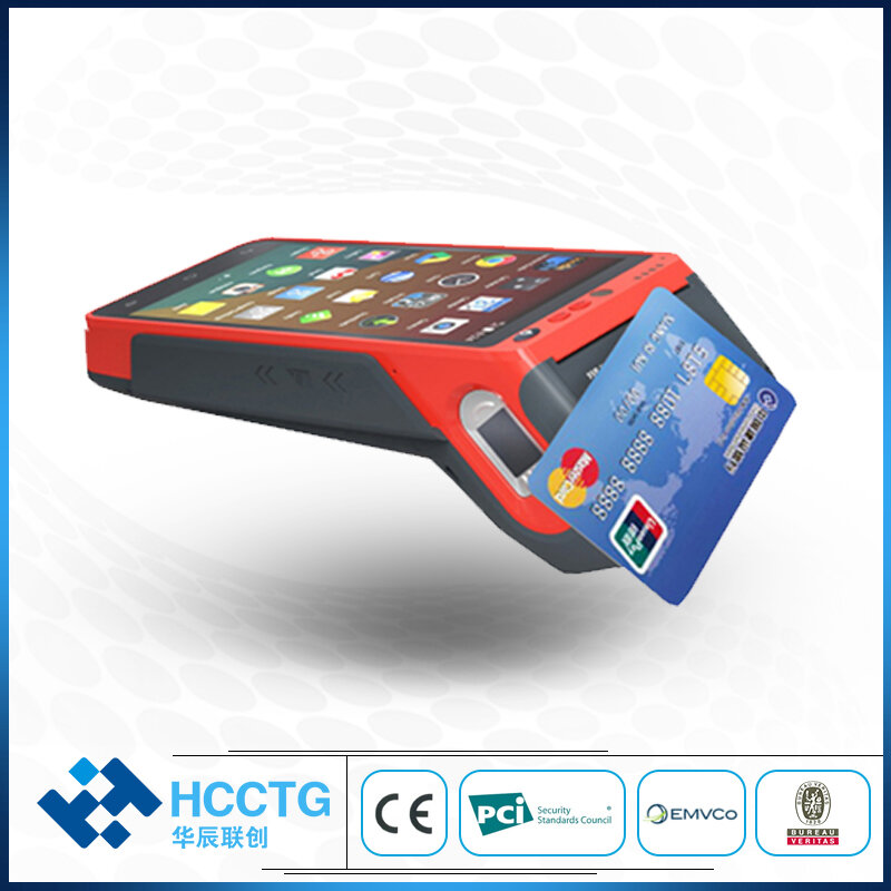 Terminal biométrico de mano, dispositivo de pago inteligente, 3G/4G/WIFI, POS, HCC-Z100C
